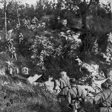 French soldiers patrolling