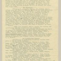 a long, yellowed, typewritten page from the Richard R. Riedel Typescript